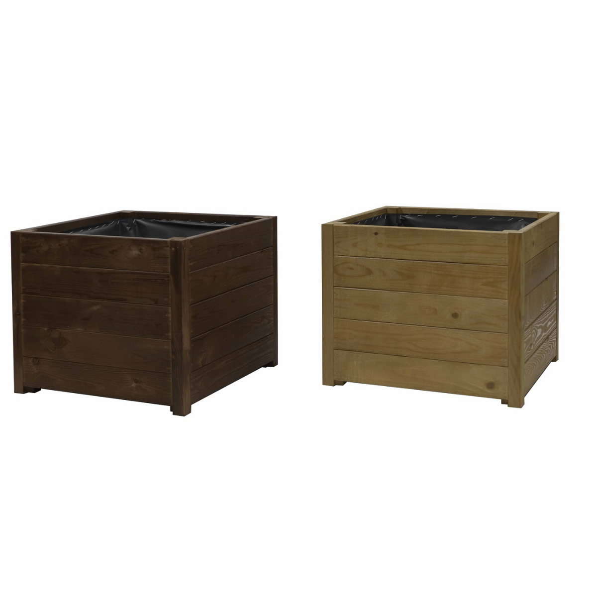Donica drewniana 40cm x 40cm x 35cm kolor